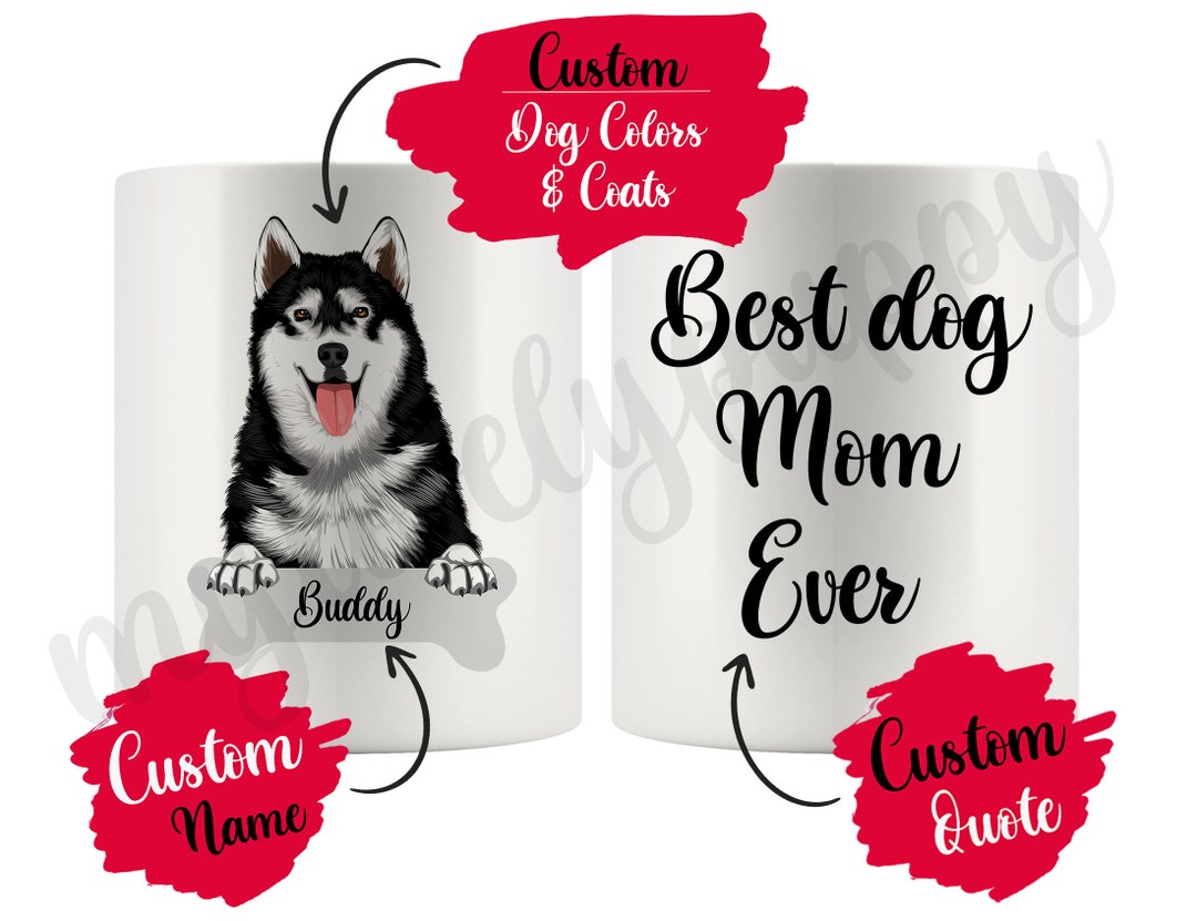 Mug Personnalisable Pour Chien Border Collie - MUG/MUG ANIMAUX - Make In 3D