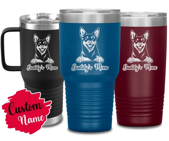 You And Me And The Dogs - Personalized Couple Tumbler