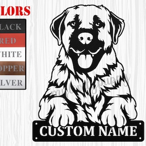 Personalized Anatolian Shepherd Metal Sign Gift for Him or Her, Custom Metal Name, Pet Owner Kids Room House Decor, Dog Lovers Wall Art