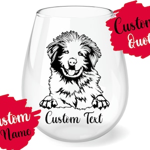 Personalized Great Pyrenees Dog Mom and Dad Wine Glass, Patou Dog Women Gifts, Daddy Mommy Christmas Gift, Chien Des Pyrénées Owner Present