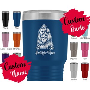 Personalized Maltese Dog Mom Dad Tumbler, Maltese Women Men Gifts, Maltese Dog Mommy Daddy Tumbler,Gift, Best Maltese Dog Ever Tumbler