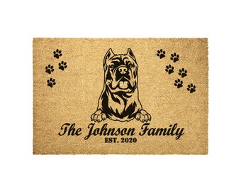 cane corso doormat