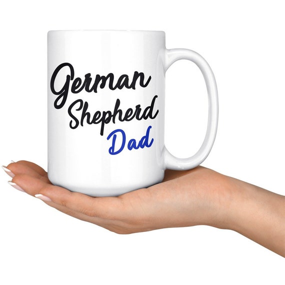 german shepherd dad mug
