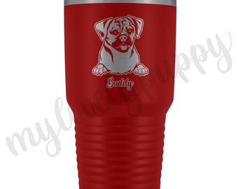 Tazza Termica 590 Ml Per Amanti Dei Cani – Bicchiere In Acciaio Inox Con Design Dog Dad, Regalo Per Uomo, Compleanno E Festa Del Papà - 3