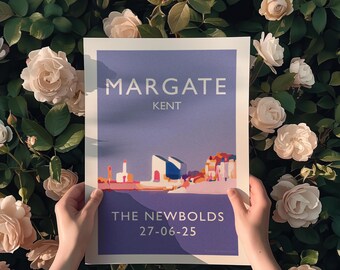 Personalised Wedding Birthday Anniversary Fine Art Travel Print Poster (not framed)