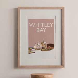 Whitley Bay North Tyneside Tyne and Wear, England UK A4 travel print poster (unframed)