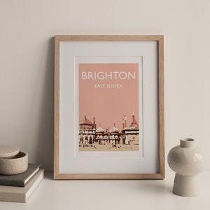 Brighton Pavilion, East Sussex A4 travel print (unframed)