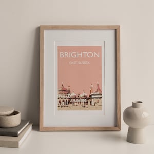 Brighton Pavilion, East Sussex A3 Fine Art travel print (unframed)