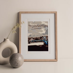 Teddington, South West London A3 fine art travel print (not framed)