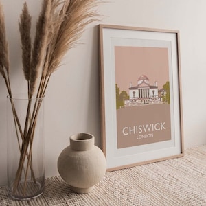 Chiswick London England UK A4 travel poster print (unframed)