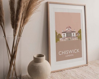 W4 Chiswick Park Art Print, Postcode Art Print, London W4 Postcode ...