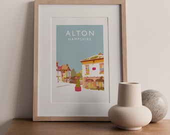 Alton Hampshire England UK Fine Art Travel Print Poster (not framed)