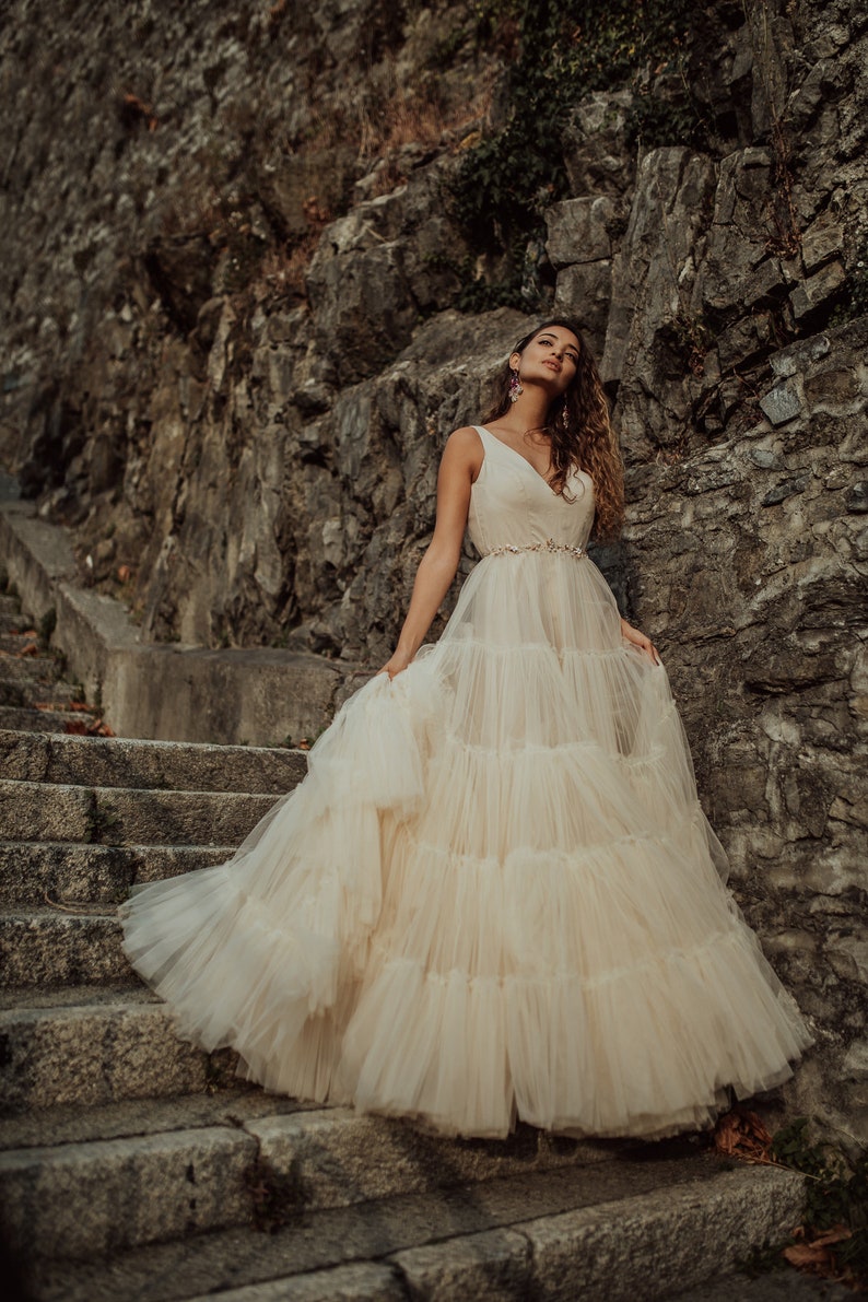 Nude Color Suit - Nude Wedding Tuxedo Ecru main image 1