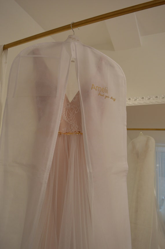 5 x Hoesh UK Women 10" Full Gusset Large Wedding Bridal Dress Garment Cover Bag 