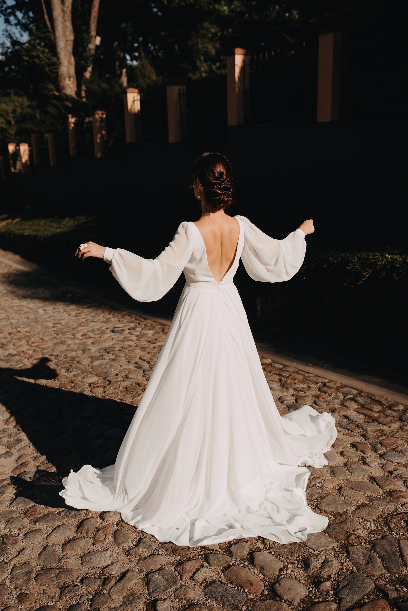 plus size mermaid wedding dresses with sleeves Plus-Size Off-The-Shoulder Long Sleeve Lace Fit-And-Flare Wedding Dress  With Corset