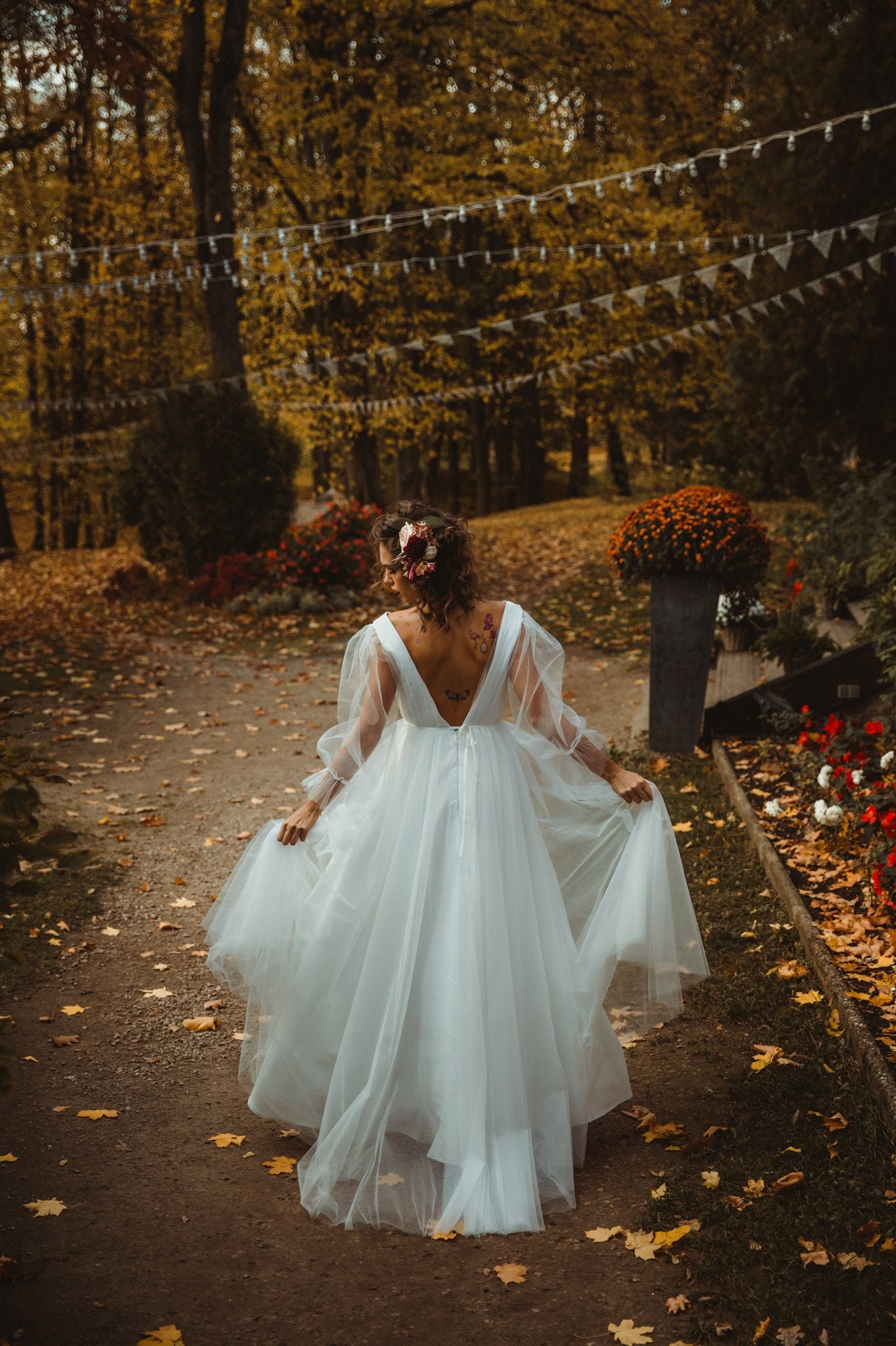 bohemian sheer dress
