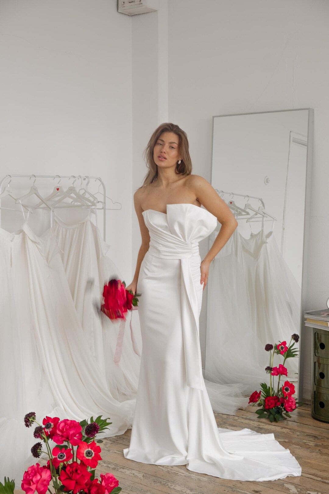 Wedding Dresses Abito Sposa Organza Di Seta Abito Da Sposa Con