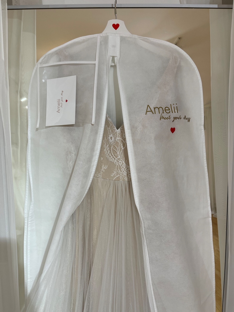 Garment Bags for Wedding Dresses Wedding Carrying Handle Bag Etsy