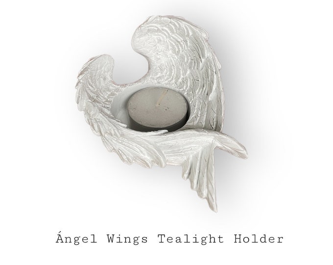 Guardian Angel Tea Light Holders Set of Two Guardian Angel Etsy UK
