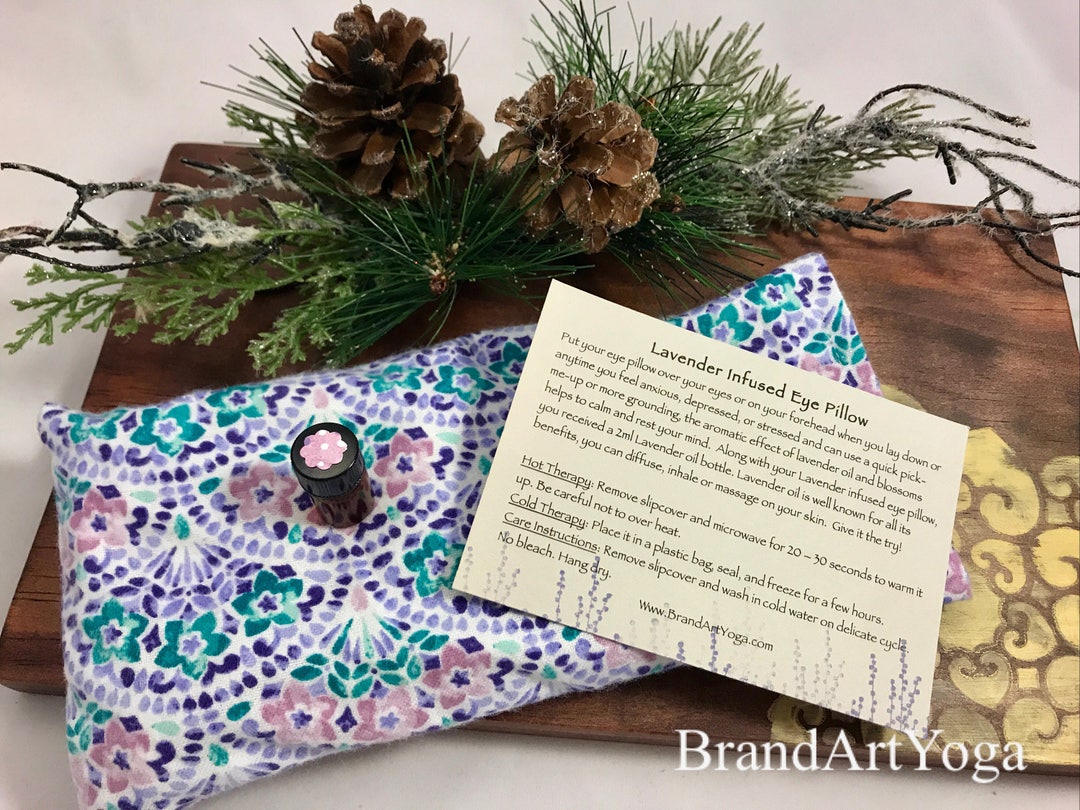 Mandalas Lavender Infused Eye Pillow/1ml Lavender Oil Etsy