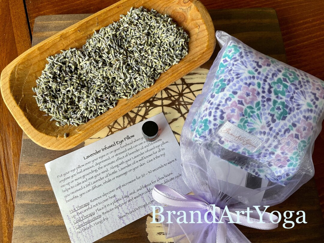 Sweet & Soft Lavender Infused Eye Pillow/1ml Lavender Oil, Christmas