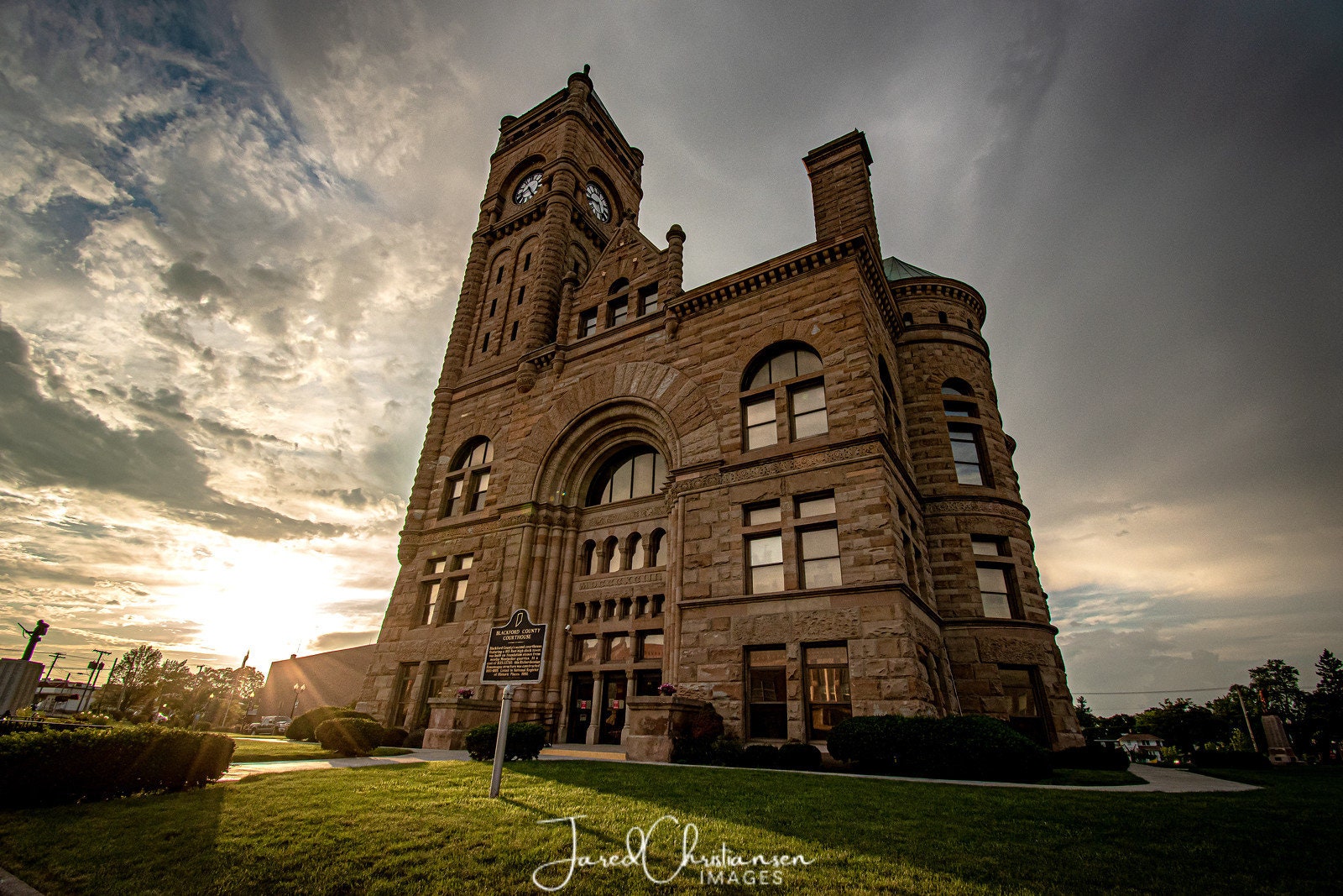 Blackford County Courthouse Hartford City IN Indiana Etsy
