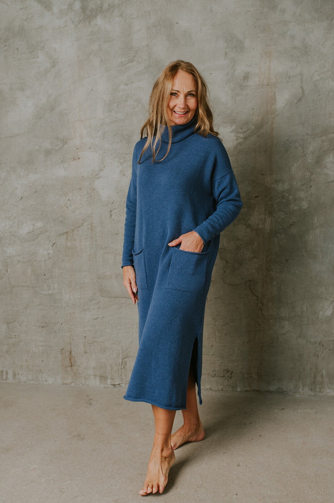 Jersey Mujer Invierno Oodji Vestido De Cuello Alto COS De Lana