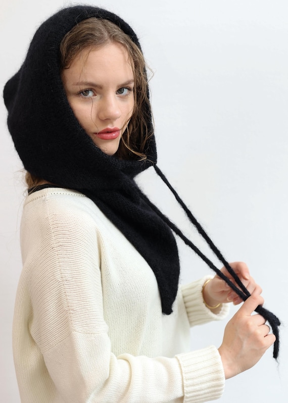 Generisch, felpa da uomo con cappuccio ninja, con passamontagna, hoodie calda e morbida, trendy, kuschelhoodie, per autunno/inverno, a maniche lunghe