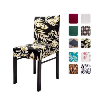 Dining Chair Covers, Removable Spandex Chair covers, Kitchen Chair Covers, Dining Slipcovers, Furniture Protectors, Party Chair Cover