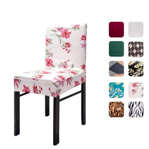 Dining Chair Covers, Removable Spandex Chair covers, Kitchen Chair Covers, Dining Slipcovers, Furniture Protectors, Party Chair Cover