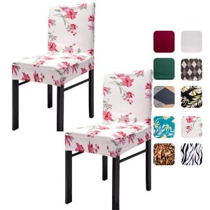 Dining Chair Covers, Removable Spandex Chair covers, Kitchen Chair Covers, Dining Slipcovers, Furniture Protectors, Party Chair Cover