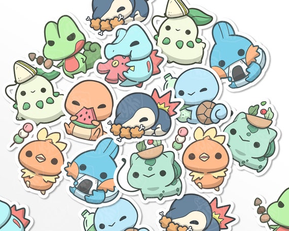 cute picnic stickers kawaii starter sticker cute food etsy