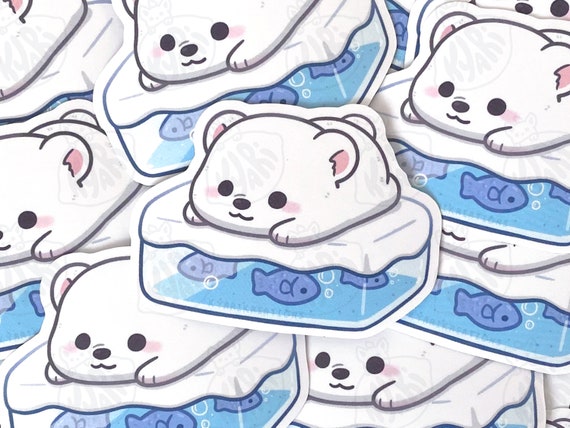 Polar Bear Sticker Calton Merchandise