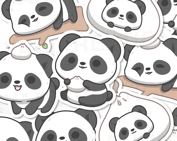 Kawaii Panda Sticker  Buy Kawaii Panda Sticker Online