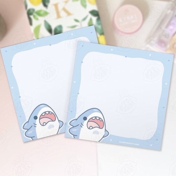 Cute Shark Memo Pad, Baby Shark Notepad