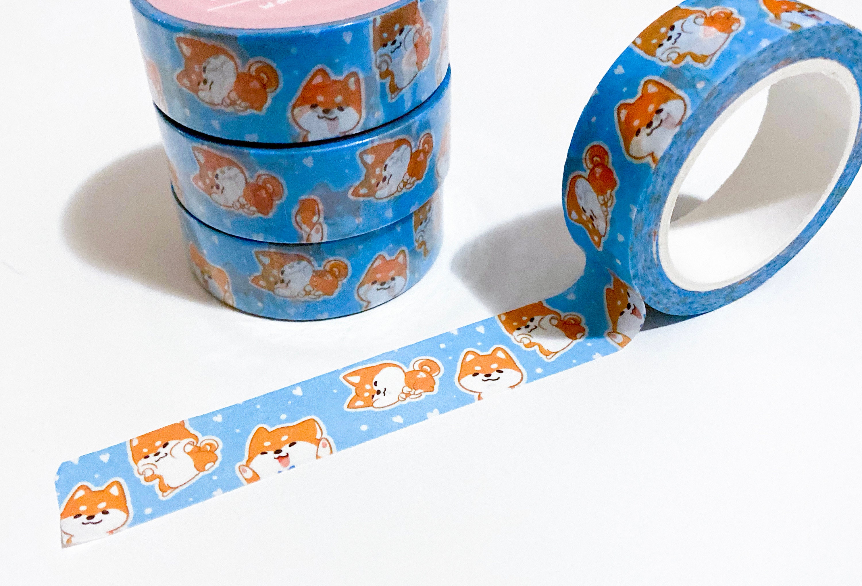 Japan Sanrio Washi Paper Masking Tape Set - Shiba Inu Cosplay