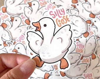 Cute Silly Goose Stickers