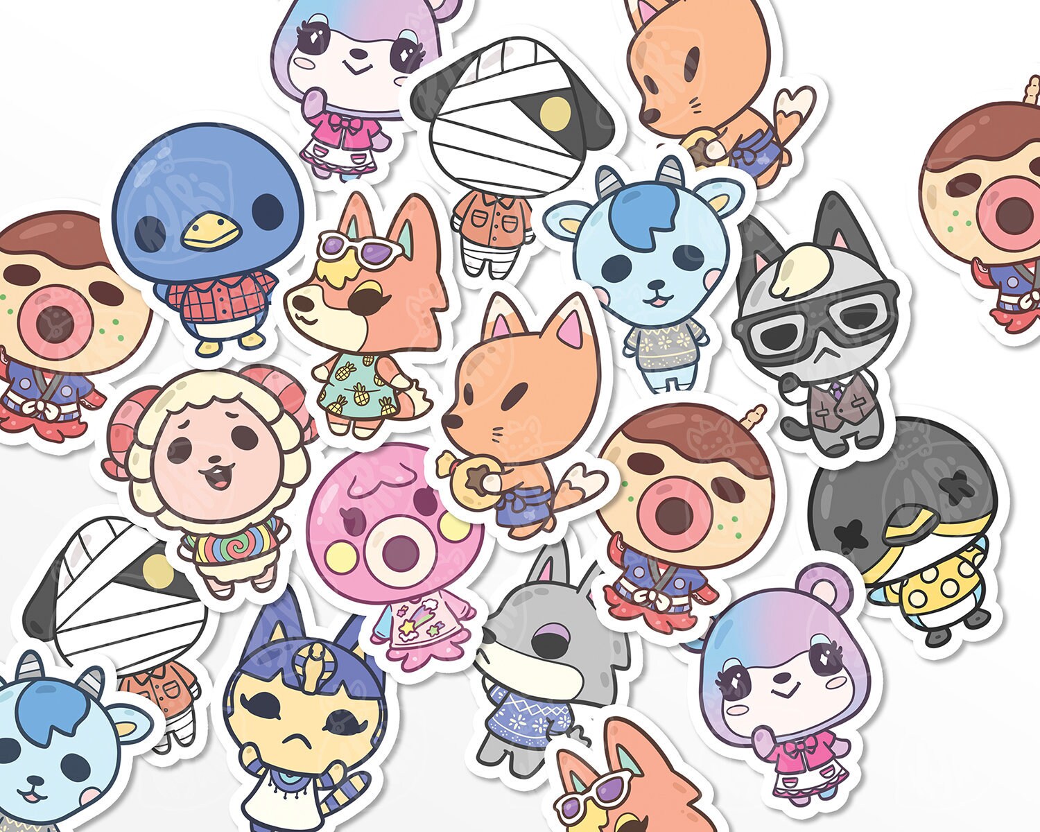 Animal Crossing Stickers, New Horizons Stickers, ACNH Vinyl Stickers