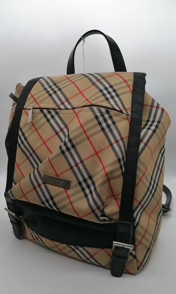 Original Burberrys Blue Label Vintage backpack Ma… - image 2