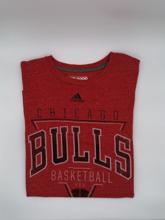 Rare Vintage Authentic Adidas NBA Chicago Bulls Men Basketball