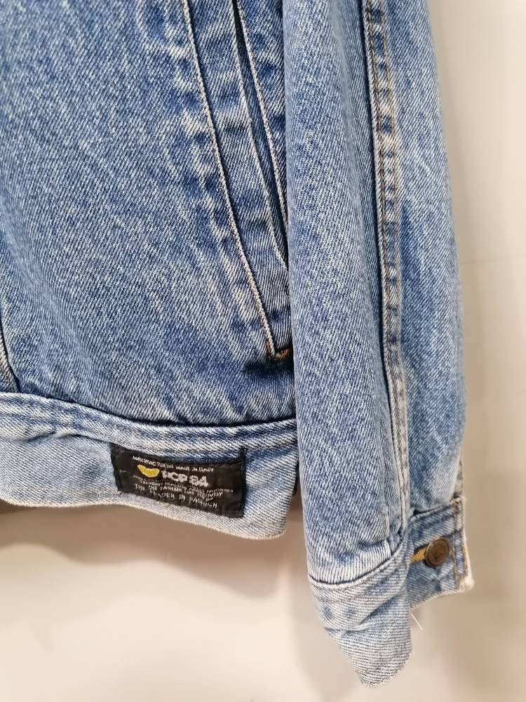 Pop 84 Jeans Jacket, Vintage Made in Italy - Etsy