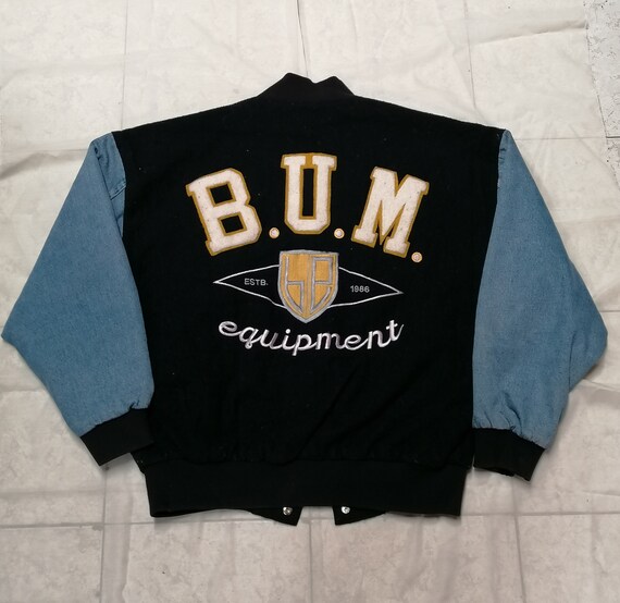College Jacket BUM Equipment Made in USA Gem