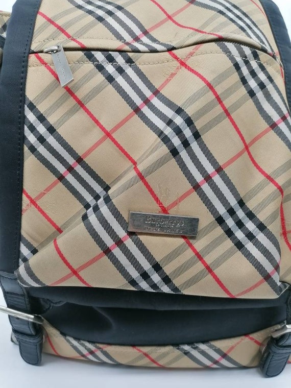 Original Burberrys Blue Label Vintage backpack Ma… - image 7