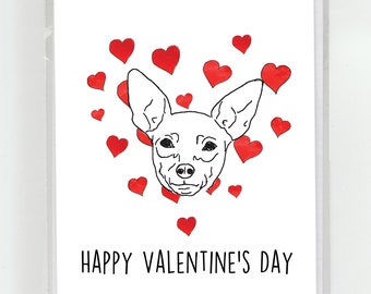 Cute Valentine Crewneck  VAL_H200 Bulldog Plaid Heart Pattern Dog Headband Heart Valentine Day