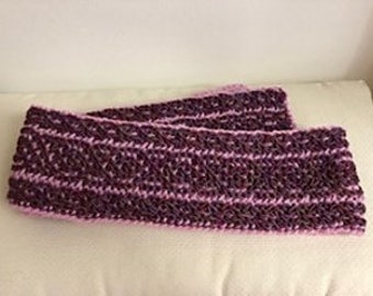 Rose cable scarf