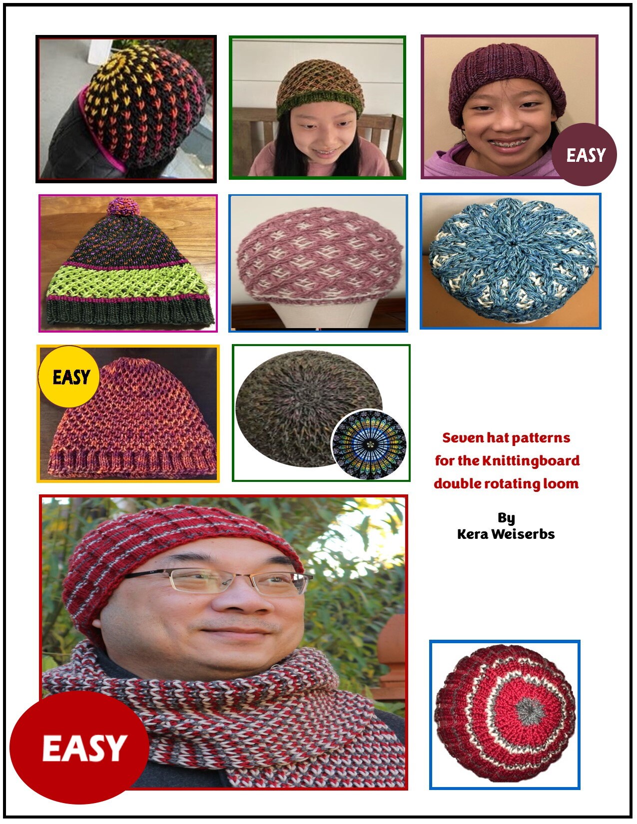 Patterns for Double Rake Loom Knitting: book by Kera Weiserbs