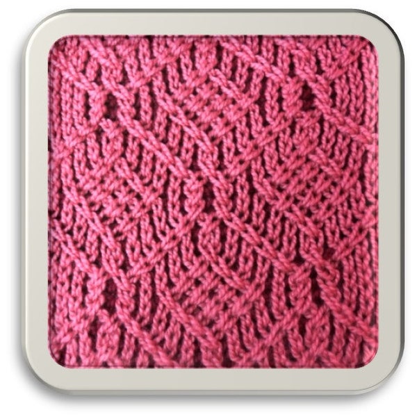 Argyle Road - A Double loom knit brioche pattern