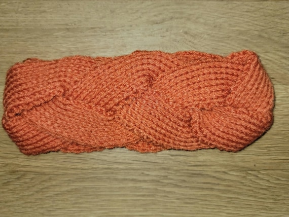 Orange Braided Headband