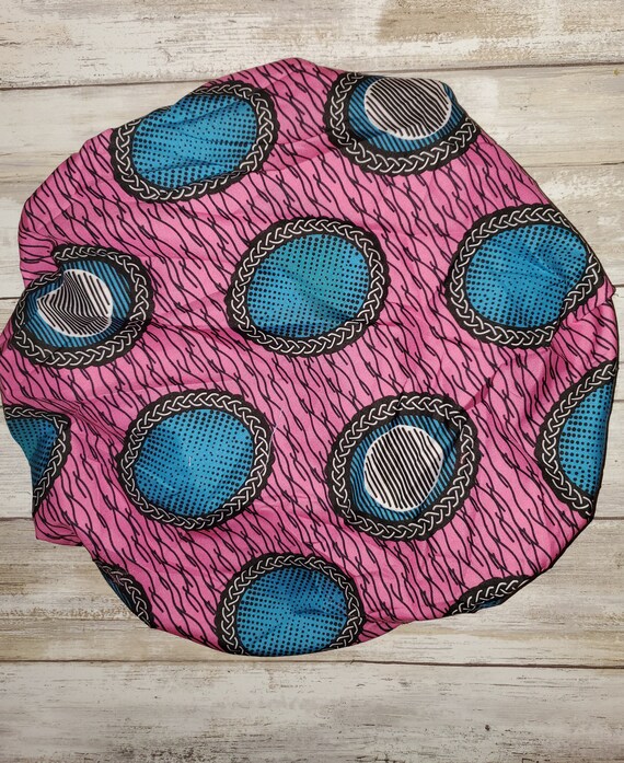 Adult African Pattern Bonnet Cap