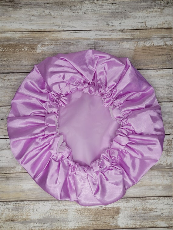 Reusable Pretty Purple Shower Cap